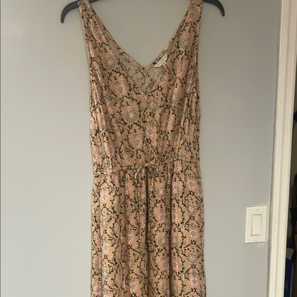 Lucky brand Floral Sleeveless Dress - Pink and Black